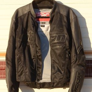 ICON ARC mesh/leather moto jacket